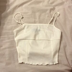 White crop top